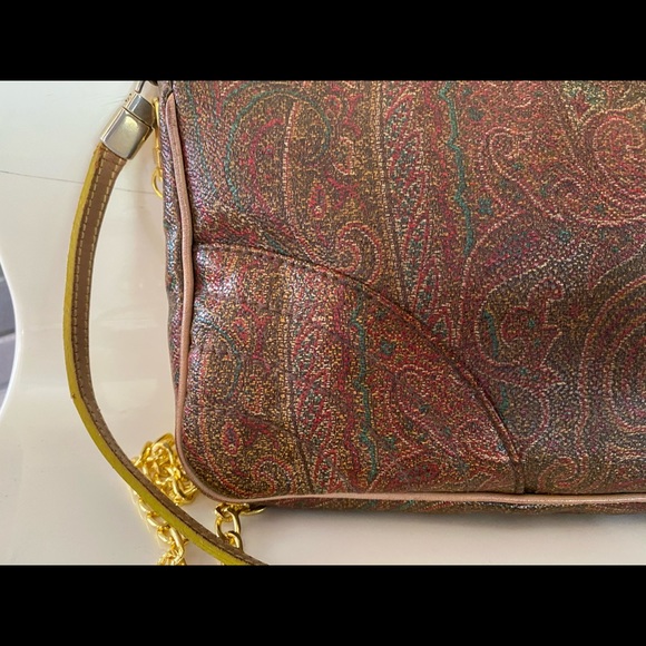 ETRO Pochette Paisley GUC strap and xtra chain - Picture 4 of 12